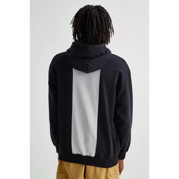 New Urban Outfitters XLARGE Patchwork Hoodie Sweatshirt $105 MEDIUM - Picture 5 of 7